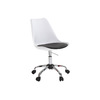 Chaise design &agrave; roulettes blanc NEW STEEVY