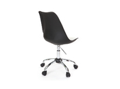 Chaise design &agrave; roulettes noir NEW STEEVY