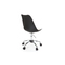 Chaise design &agrave; roulettes noir NEW STEEVY