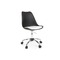 Chaise design &agrave; roulettes noir NEW STEEVY