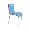 Chaise design Cindy bleue transparente image pub1