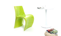Chaise design verte OWIE