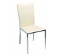 Chaises cuisine / salle &agrave; manger blanc INOLA (lot de 4)