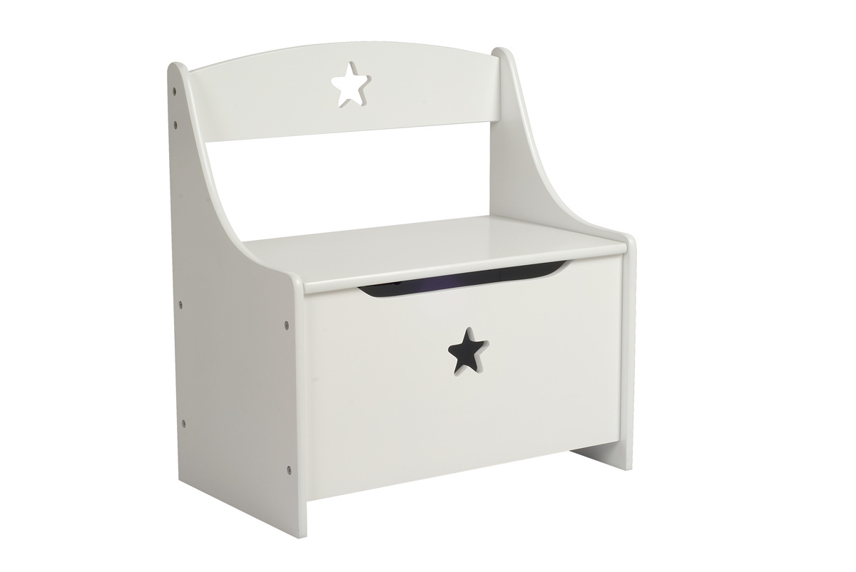 Coffre &agrave; jouets banc enfant ETOILE