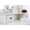 Coiffeuse baroque blanche BIANCA
