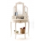 Coiffeuse baroque blanche BIANCA