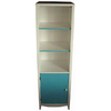 Colonne / meuble de rangement salle de bain TROPIC - coloris bleu lagon image pub1