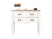 Commode baroque blanche 100 cm ROSALA