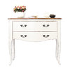 Commode baroque blanche 100 cm ROSALA