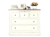 Commode baroque blanche SOFIA