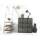 Commode bois industrielle 9 tiroirs Willard