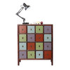 Commode bois multicolore MOSAICA