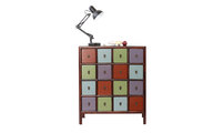 Commode bois multicolore MOSAICA