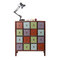 Commode bois multicolore MOSAICA
