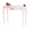 Console baroque blanche 1 tiroir Louisa