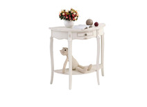 Console baroque blanche BIANCA