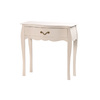Console / Chevet 1 tiroir LOUISA - coloris blanc image pub1
