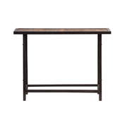 Console haute bois et m&eacute;tal industrielle ATELIER