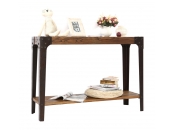 Console industrielle bois et m&eacute;tal MADISON