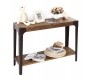 Console industrielle bois et m&eacute;tal MADISON