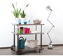 Console m&eacute;tal sur roulettes industrielle CHARIOT
