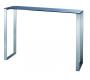 Console moderne en verre et inox INOLA - coloris noir image 1