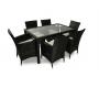 Ensemble de jardin ANGUILLA - 6chaises et 1 table