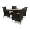 Ensemble de jardin BAHAMAS - 4 chaises et 1 table