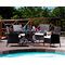 Ensemble de jardin BAHAMAS - 4 chaises et 1 table