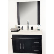 Ensemble de meubles de salle de bain MANDURAH : vasque, meuble sous-vasque et miroir image pub1