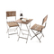 Ensemble table et chaises de jardin bistrot Willord