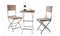 Ensemble table et chaises de jardin bistrot Willord