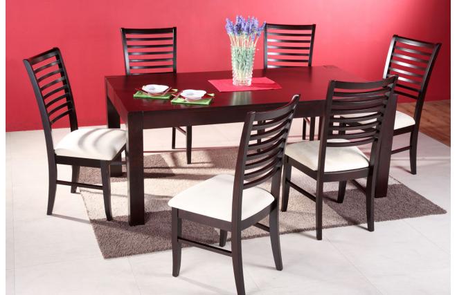 Ensemble Table MAMO + 4 chaises assorties