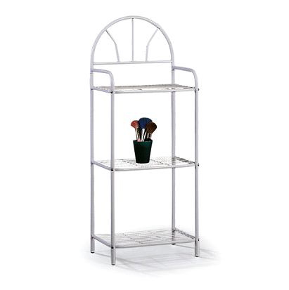 Etag&egrave;re de salle de bain blanche CLOE