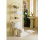 Etag&egrave;re de toilette blanche Clo&eacute;