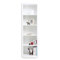 Etag&egrave;re design laqu&eacute;e blanche BECKET