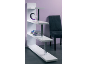 Etag&egrave;re design laqu&eacute;e blanche MATIX