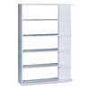 Etag&egrave;re haute / de rangement blanche LEA 5 niveaux image pub1