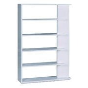 Etag&egrave;re haute / de rangement blanche LEA 5 niveaux image pub1