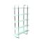 Etag&egrave;re haute moderne en verre 5 niveaux INOLA 