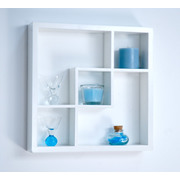 Etag&egrave;re murale d&eacute;corative Madison Blanche image pub1
