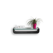 Etag&egrave;re murale design noire MIKHA