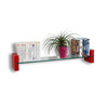 Etag&egrave;re murale design rouge LENA