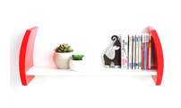 Etag&egrave;re murale design rouge TELLA