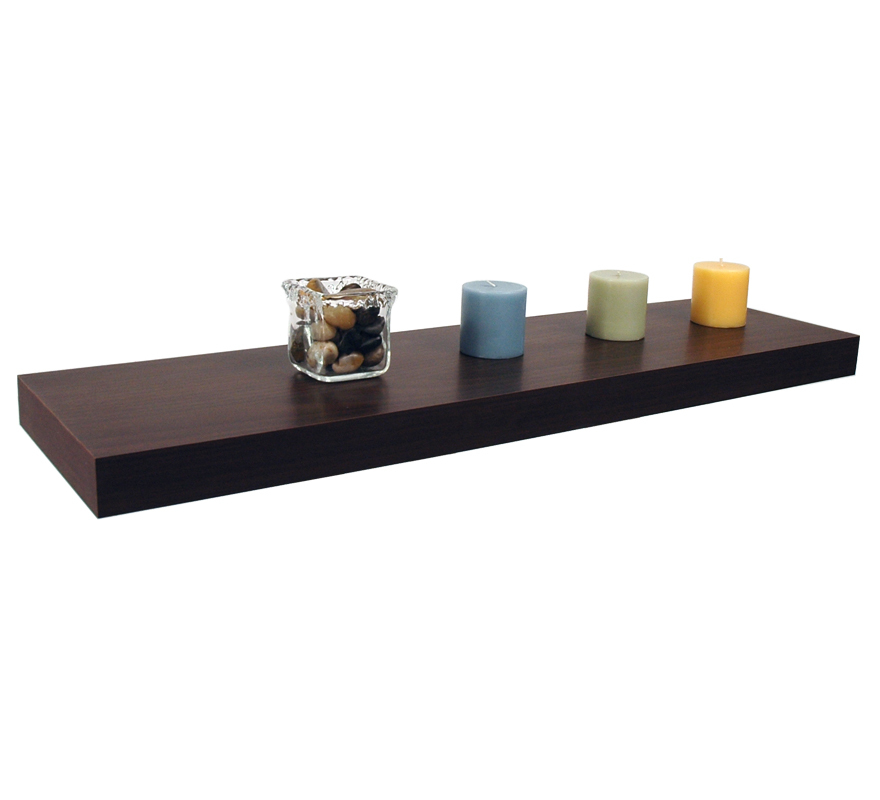 Etag&egrave;re murale marron 91.5cm CHICAGO 