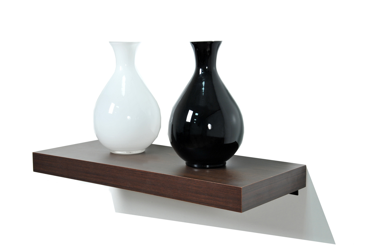 Etag&egrave;re murale marron en bois 60 Chicago