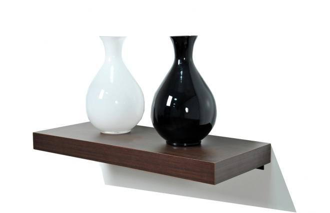 Etag&egrave;re murale marron en bois 60 Chicago