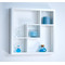 Etag&egrave;re murale moderne blanche en bois Madison