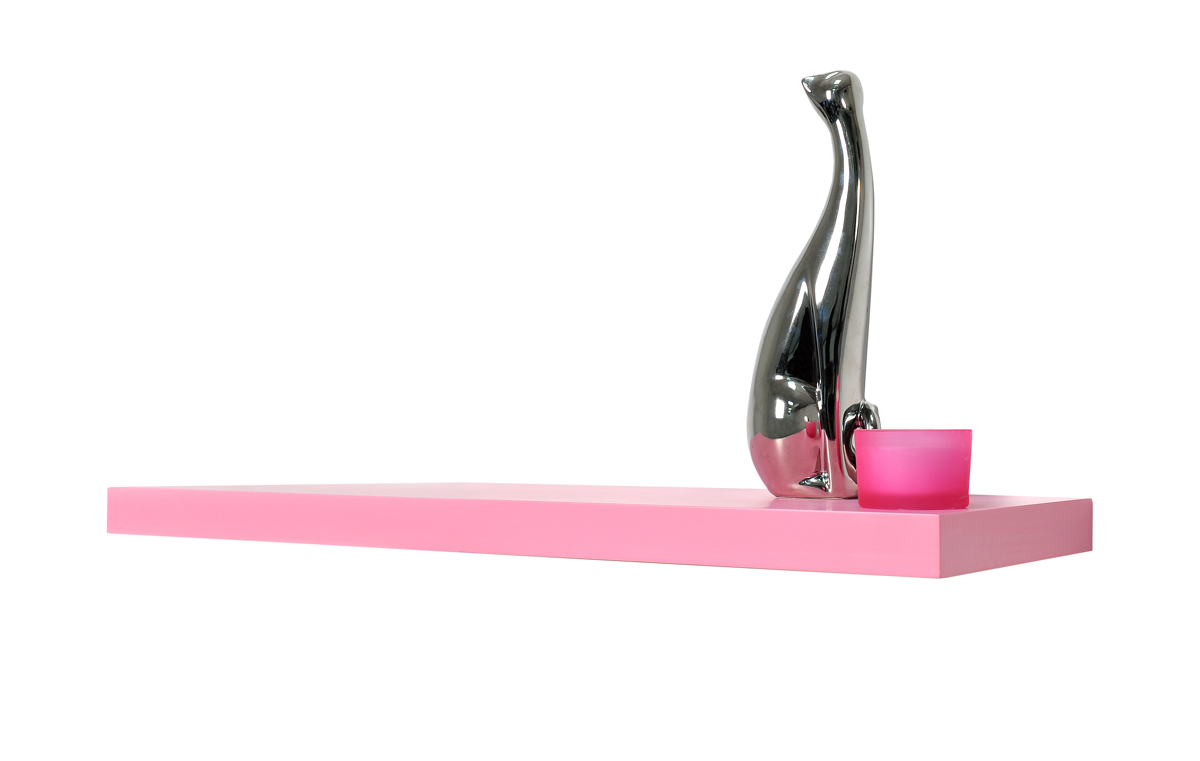 Etag&egrave;re murale rose 80 cm  MANHATTAN