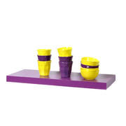 Etag&egrave;re murale violette 60 cm MANHATTAN image pub1